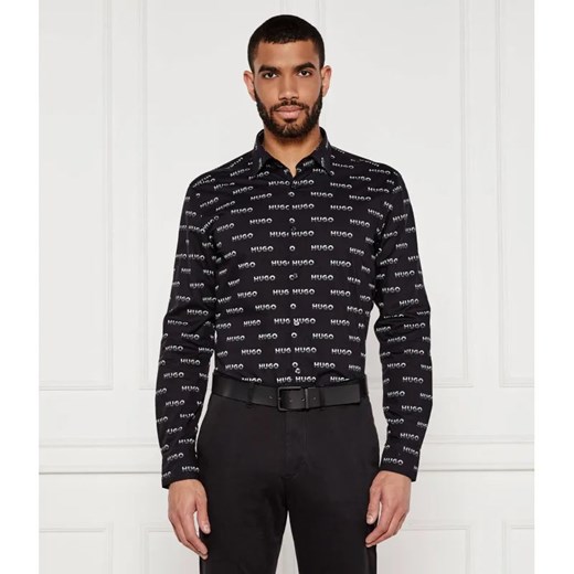 HUGO Koszula Ermo | Slim Fit ze sklepu Gomez Fashion Store w kategorii Koszule męskie - zdjęcie 184975657