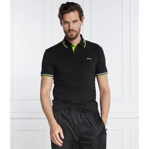 BOSS GREEN Polo Paul Curved | Slim Fit | stretch ze sklepu Gomez Fashion Store w kategorii T-shirty męskie - zdjęcie 184975678