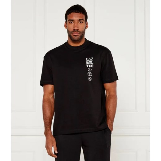 EA7 T-shirt | Regular Fit ze sklepu Gomez Fashion Store w kategorii T-shirty męskie - zdjęcie 184975749
