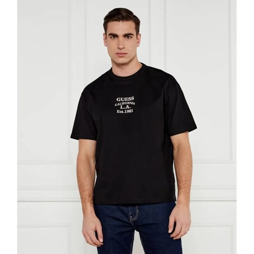 GUESS T-shirt EMBRO | Classic fit ze sklepu Gomez Fashion Store w kategorii T-shirty męskie - zdjęcie 184975806