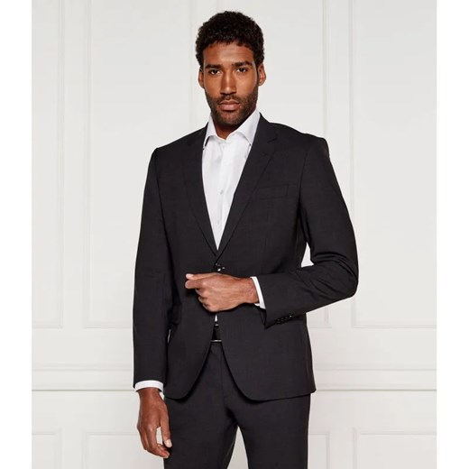 BOSS BLACK Wełniana marynarka H-Huge-MM | Slim Fit ze sklepu Gomez Fashion Store w kategorii Marynarki męskie - zdjęcie 184975869