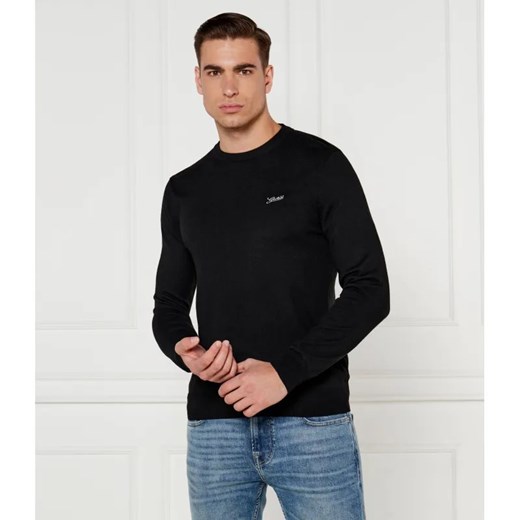 GUESS Sweter DANIEL | Regular Fit | z dodatkiem jedwabiu ze sklepu Gomez Fashion Store w kategorii Swetry męskie - zdjęcie 184975875
