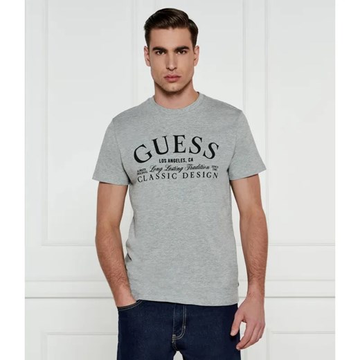 GUESS T-shirt CLASSIC | Regular Fit ze sklepu Gomez Fashion Store w kategorii T-shirty męskie - zdjęcie 184976097