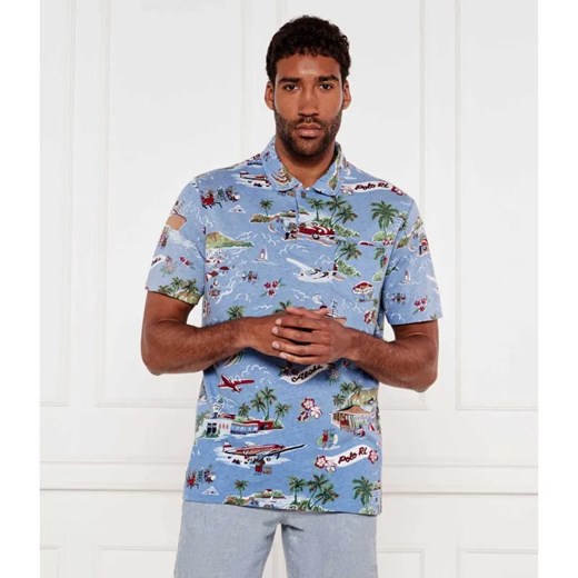 POLO RALPH LAUREN Lniane polo | Classic fit ze sklepu Gomez Fashion Store w kategorii T-shirty męskie - zdjęcie 184976155