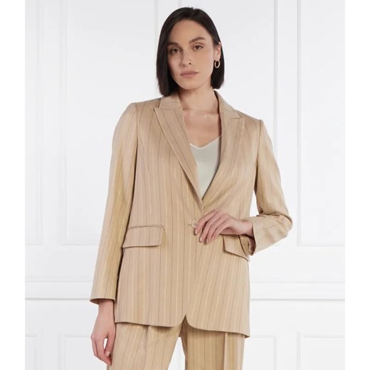 Marc Cain Marynarka | Slim Fit | z dodatkiem lnu ze sklepu Gomez Fashion Store w kategorii Marynarki damskie - zdjęcie 184976199