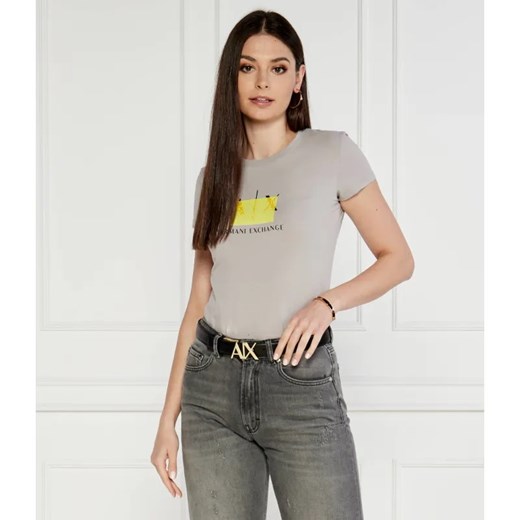 Armani Exchange T-shirt | Slim Fit ze sklepu Gomez Fashion Store w kategorii Bluzki damskie - zdjęcie 184976366