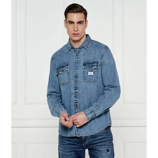 Guess Jeans Jeansowa koszula | Regular Fit ze sklepu Gomez Fashion Store w kategorii Koszule męskie - zdjęcie 184976846