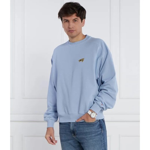 Tommy Jeans Bluza BOXY SIGNATURE CREW | Regular Fit ze sklepu Gomez Fashion Store w kategorii Bluzy męskie - zdjęcie 184976848