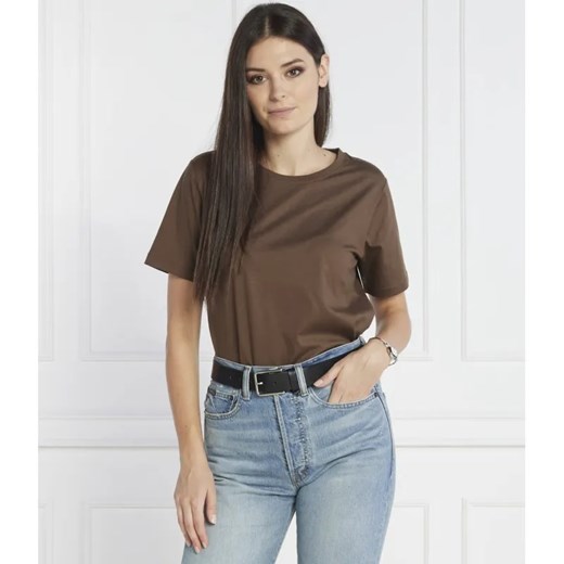 Calvin Klein T-shirt | Regular Fit ze sklepu Gomez Fashion Store w kategorii Bluzki damskie - zdjęcie 184976849