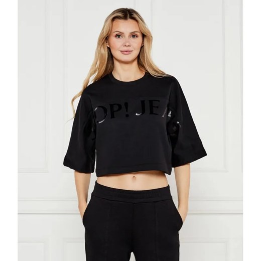 Joop! Jeans Bluza 57 252JE57Tisa | Cropped Fit ze sklepu Gomez Fashion Store w kategorii Bluzy damskie - zdjęcie 184976897