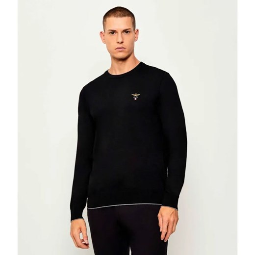 Aeronautica Militare Wełniany sweter | Regular Fit ze sklepu Gomez Fashion Store w kategorii Swetry męskie - zdjęcie 184976927