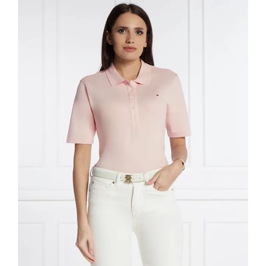 Tommy Hilfiger Polo PIQUE | Regular Fit ze sklepu Gomez Fashion Store w kategorii Bluzki damskie - zdjęcie 184977105