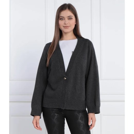 Liu Jo Kardigan | Regular Fit | z dodatkiem wełny i kaszmiru ze sklepu Gomez Fashion Store w kategorii Swetry damskie - zdjęcie 184977238