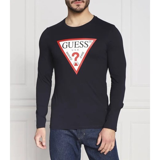GUESS Longsleeve ORIGINAL LOGO | Slim Fit ze sklepu Gomez Fashion Store w kategorii T-shirty męskie - zdjęcie 184977265