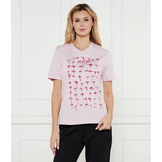 Joop! Jeans T-shirt 57 252JE57Topsy | Regular Fit ze sklepu Gomez Fashion Store w kategorii Bluzki damskie - zdjęcie 184977338