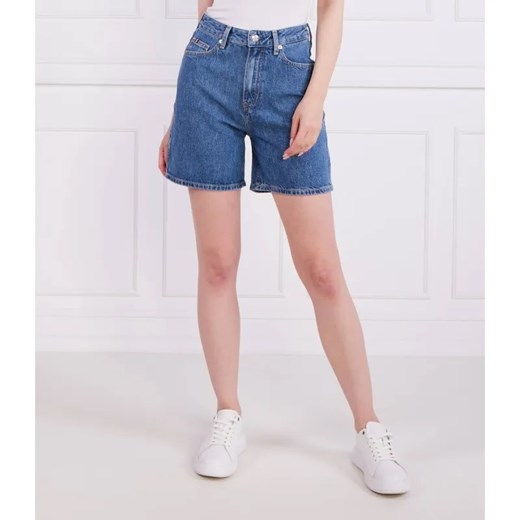 Tommy Hilfiger Szorty DNM FLARE SHORT HW JUNE | Regular Fit | denim ze sklepu Gomez Fashion Store w kategorii Szorty - zdjęcie 184977358