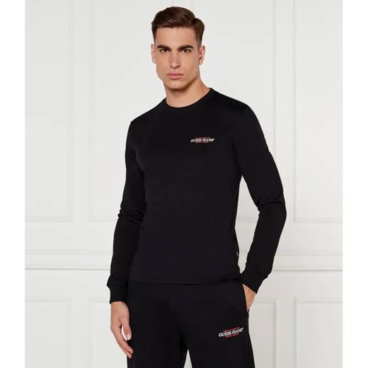 Guess Jeans Longsleeve AMERICAN | Slim Fit ze sklepu Gomez Fashion Store w kategorii T-shirty męskie - zdjęcie 184977416