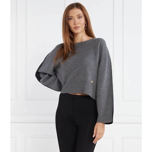 Pinko Wełniany sweter | Cropped Fit | z dodatkiem kaszmiru ze sklepu Gomez Fashion Store w kategorii Swetry damskie - zdjęcie 184977515