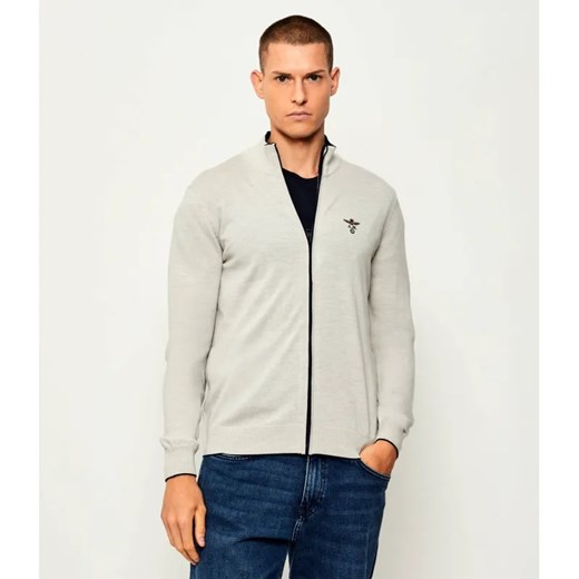 Aeronautica Militare Wełniany sweter | Regular Fit ze sklepu Gomez Fashion Store w kategorii Swetry męskie - zdjęcie 184977539