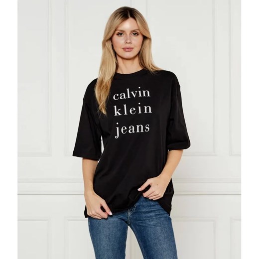 Calvin Klein Jeans T-shirt | Relaxed fit ze sklepu Gomez Fashion Store w kategorii Bluzki damskie - zdjęcie 184977749