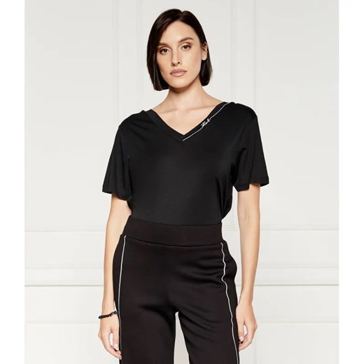 Karl Lagerfeld T-shirt | Regular Fit ze sklepu Gomez Fashion Store w kategorii Bluzki damskie - zdjęcie 184977805