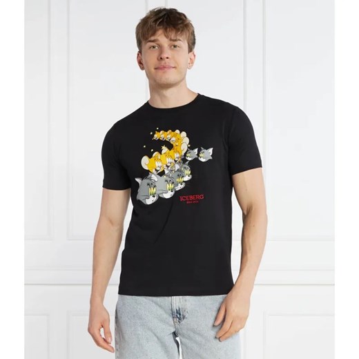 Iceberg T-shirt | Regular Fit ze sklepu Gomez Fashion Store w kategorii T-shirty męskie - zdjęcie 184977968