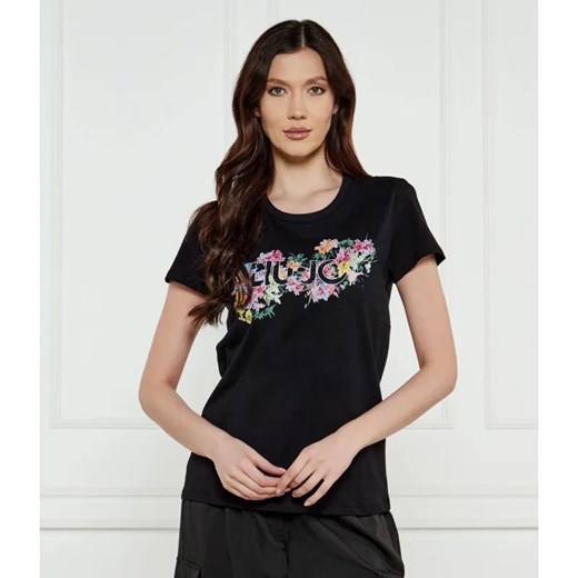 Liu Jo T-shirt | Regular Fit ze sklepu Gomez Fashion Store w kategorii Bluzki damskie - zdjęcie 184977986