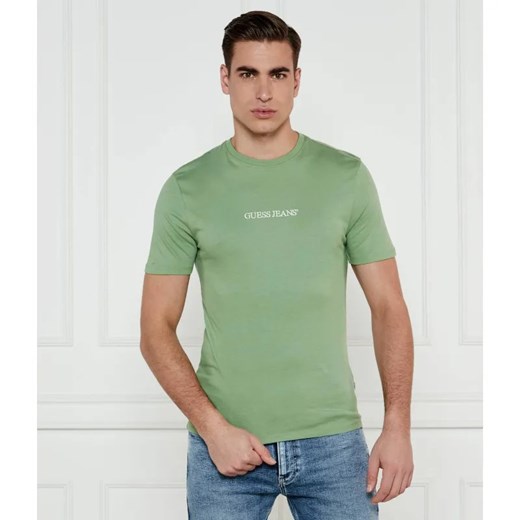 Guess Jeans T-shirt EMBRO | Slim Fit ze sklepu Gomez Fashion Store w kategorii T-shirty męskie - zdjęcie 184978055