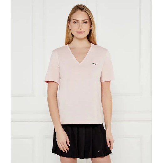 Lacoste T-shirt | Regular Fit ze sklepu Gomez Fashion Store w kategorii Bluzki damskie - zdjęcie 184978057