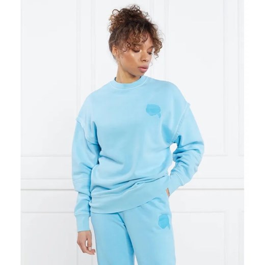 Karl Lagerfeld Bluza ikonik 2.0 tonal | Relaxed fit ze sklepu Gomez Fashion Store w kategorii Bluzy damskie - zdjęcie 184978098