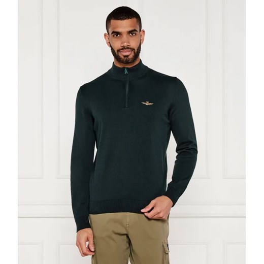 Aeronautica Militare Sweter | Regular Fit ze sklepu Gomez Fashion Store w kategorii Swetry męskie - zdjęcie 184978299