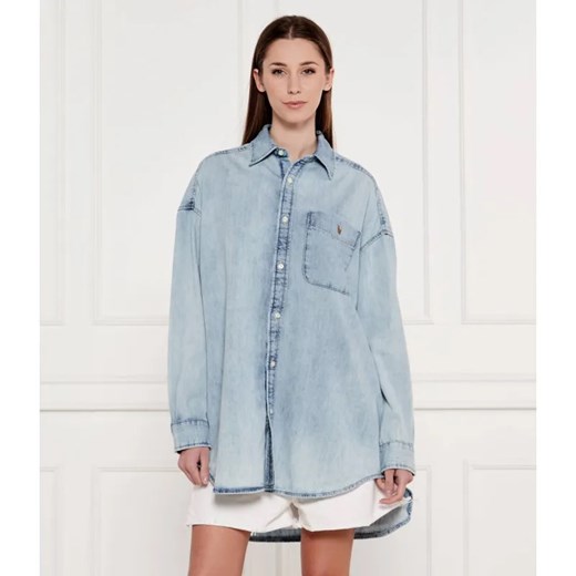 POLO RALPH LAUREN Jeansowa koszula | Relaxed fit ze sklepu Gomez Fashion Store w kategorii Koszule damskie - zdjęcie 184978326