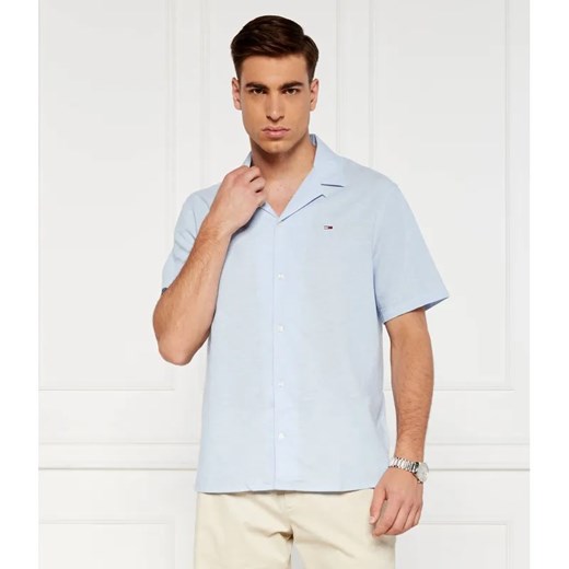 Tommy Jeans Koszula | Regular Fit | z dodatkiem lnu ze sklepu Gomez Fashion Store w kategorii Koszule męskie - zdjęcie 184978395