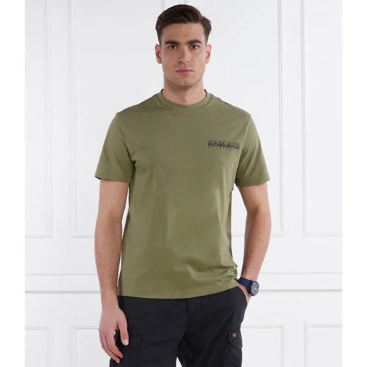Napapijri T-shirt S-TAHI BLACK | Regular Fit ze sklepu Gomez Fashion Store w kategorii T-shirty męskie - zdjęcie 184978567