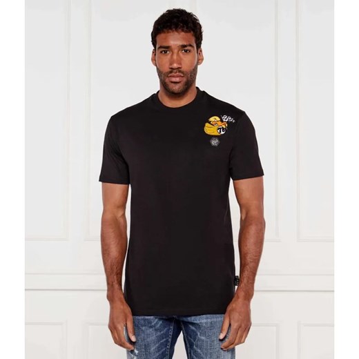 Philipp Plein T-shirt Duck Chest | Regular Fit ze sklepu Gomez Fashion Store w kategorii T-shirty męskie - zdjęcie 184978589