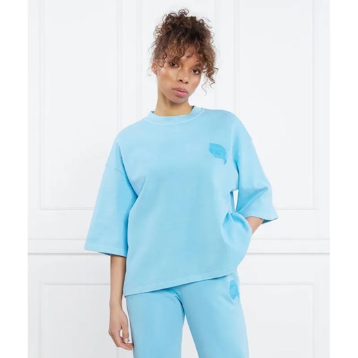 Karl Lagerfeld Bluza ikonik 2.0 tonal | Relaxed fit ze sklepu Gomez Fashion Store w kategorii Bluzy damskie - zdjęcie 184978655