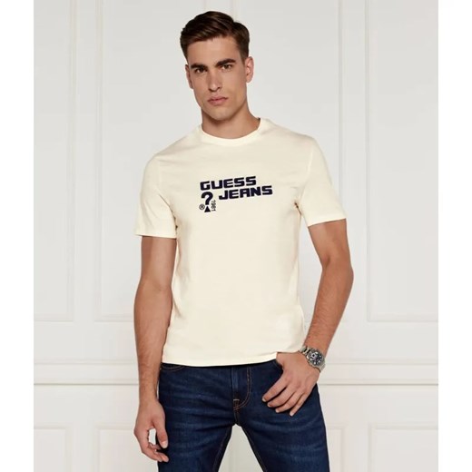 Guess Jeans T-shirt | Slim Fit ze sklepu Gomez Fashion Store w kategorii T-shirty męskie - zdjęcie 184978786