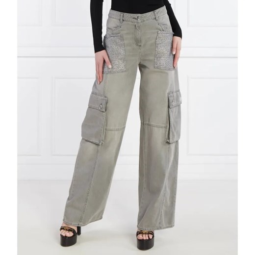 Elisabetta Franchi Jeansy cargo | Oversize fit ze sklepu Gomez Fashion Store w kategorii Jeansy damskie - zdjęcie 184978906