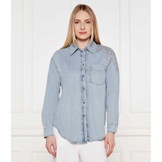 Liu Jo Jeansowa koszula | Regular Fit ze sklepu Gomez Fashion Store w kategorii Koszule damskie - zdjęcie 184978999