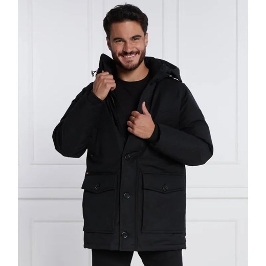 Tommy Hilfiger Puchowa kurtka ROCKIE NON FUR PARKA | Regular Fit ze sklepu Gomez Fashion Store w kategorii Kurtki męskie - zdjęcie 184979075