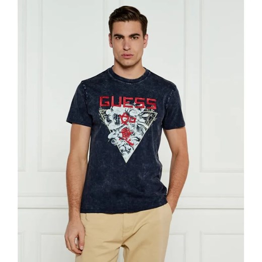 GUESS T-shirt JAPANESE | Regular Fit ze sklepu Gomez Fashion Store w kategorii T-shirty męskie - zdjęcie 184979249