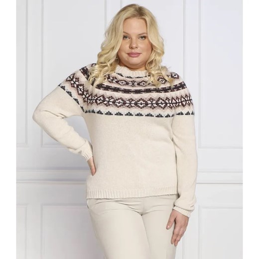 Persona by Marina Rinaldi Sweter ARCANO Plus size | Regular Fit | z dodatkiem wełny ze sklepu Gomez Fashion Store w kategorii Swetry damskie - zdjęcie 184979267