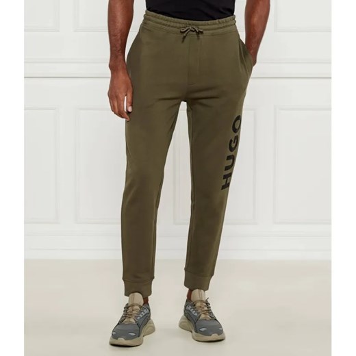 HUGO Spodnie dresowe Dutschi | Regular Fit ze sklepu Gomez Fashion Store w kategorii Spodnie męskie - zdjęcie 184979278