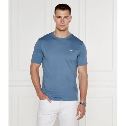 HUGO T-shirt Dero222 | Regular Fit ze sklepu Gomez Fashion Store w kategorii T-shirty męskie - zdjęcie 184979437