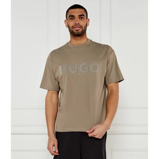 HUGO T-shirt Dinkee | Oversize fit ze sklepu Gomez Fashion Store w kategorii T-shirty męskie - zdjęcie 184979575