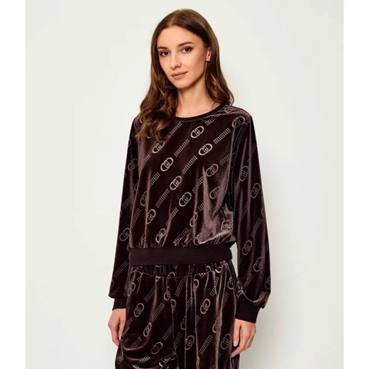 Liu Jo Sport Bluza CHENILLE | Relaxed fit ze sklepu Gomez Fashion Store w kategorii Bluzy damskie - zdjęcie 184979739