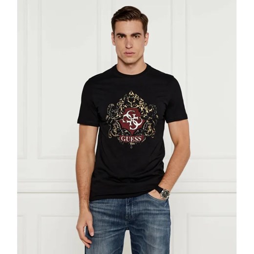 GUESS T-shirt | Slim Fit ze sklepu Gomez Fashion Store w kategorii T-shirty męskie - zdjęcie 184979757