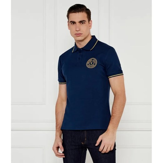 Versace Jeans Couture Polo Met Embro | Slim Fit ze sklepu Gomez Fashion Store w kategorii T-shirty męskie - zdjęcie 184979758