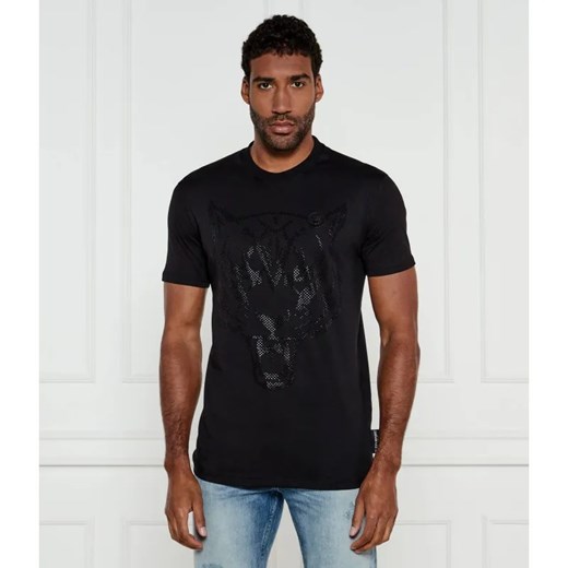 Plein Sport T-shirt Lamina Tiger | Loose fit ze sklepu Gomez Fashion Store w kategorii T-shirty męskie - zdjęcie 184979868
