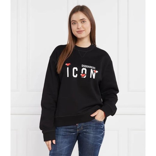 Dsquared2 Bluza Icon Game Lover | cool fit ze sklepu Gomez Fashion Store w kategorii Bluzy damskie - zdjęcie 184979987